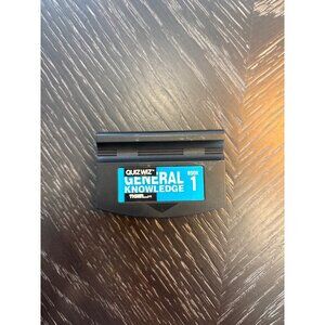 Quiz Wiz General Knowledge Book 1 Cartridge By Tiger Electronics